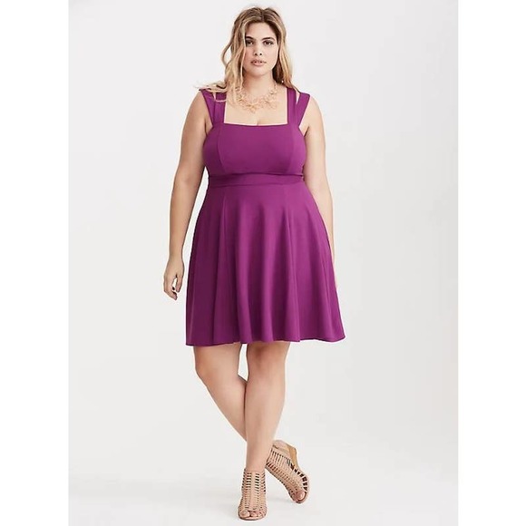 torrid Dresses & Skirts - NEW Torrid SKATER DRESS Strappy Swing Hem